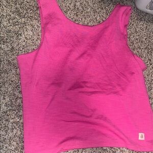 Like new barre 3 large pink tank